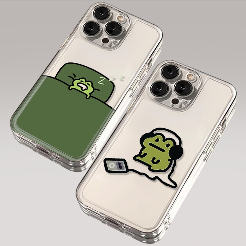 Samsung Galaxy S24 - Cartoon Schlafender Frosch Handyhülle für Samsung